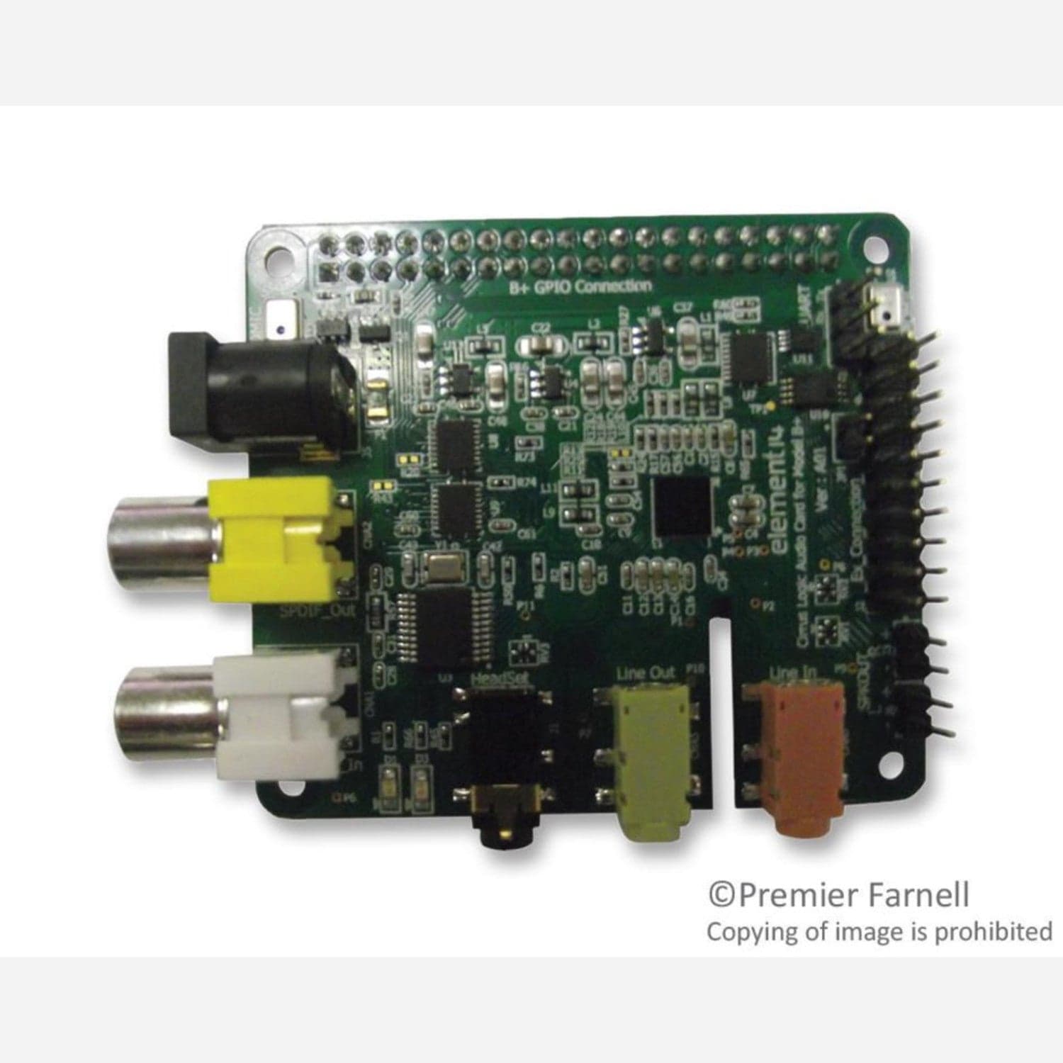 Звуковая карта для Raspberry Pi B+, 2B — фото 2