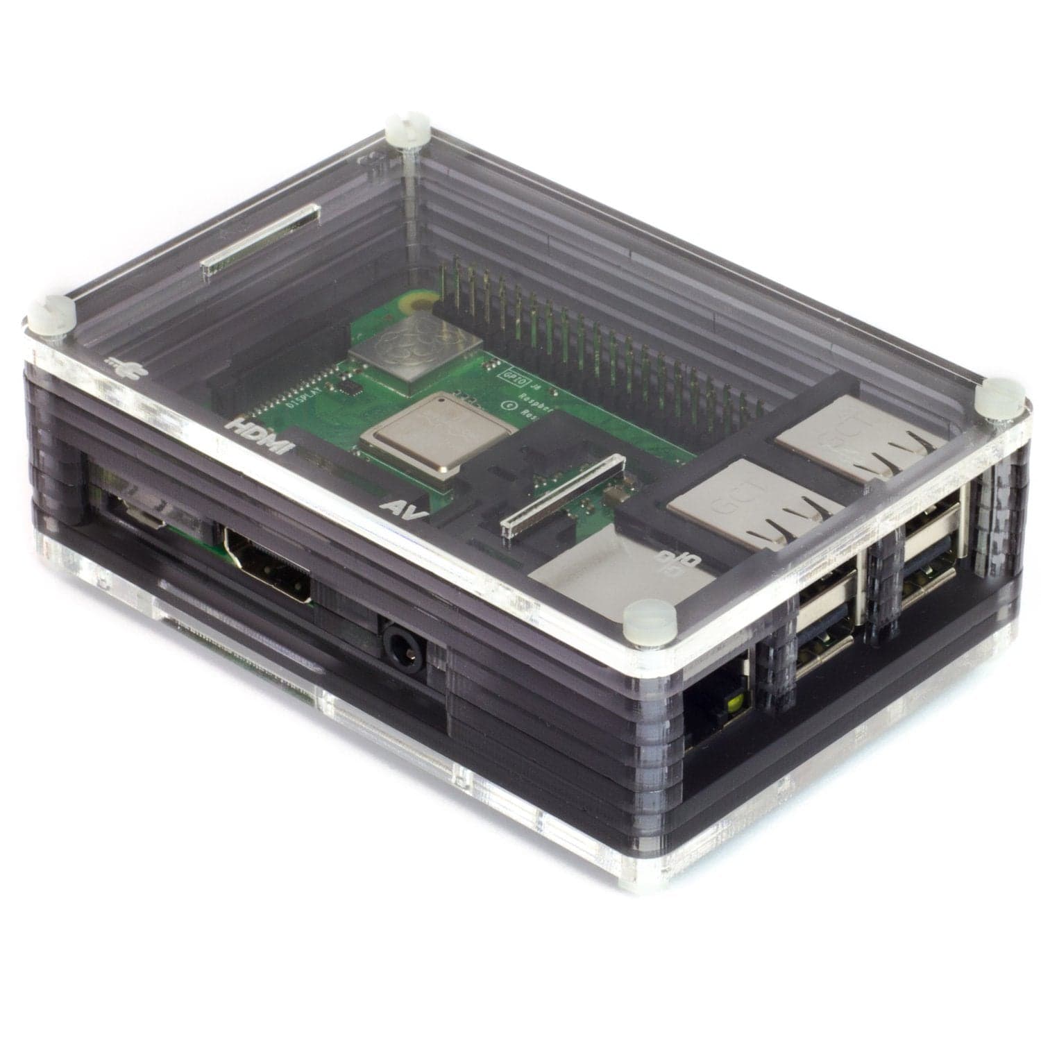 Pibow 3 B+ (Raspberry Pi 3 B+, 3, 2) - Ниндзя — фото 2