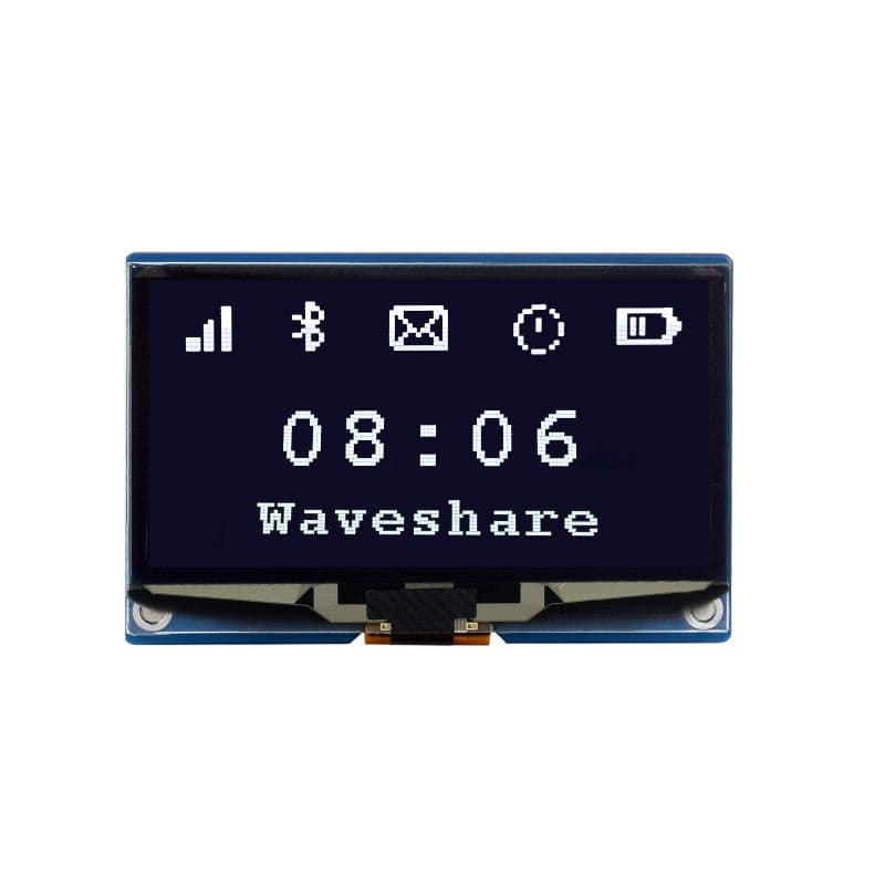 Модуль OLED-дисплея 2,42 дюйма, разрешение 128 × 64, связь SPI / I2C — фото 2