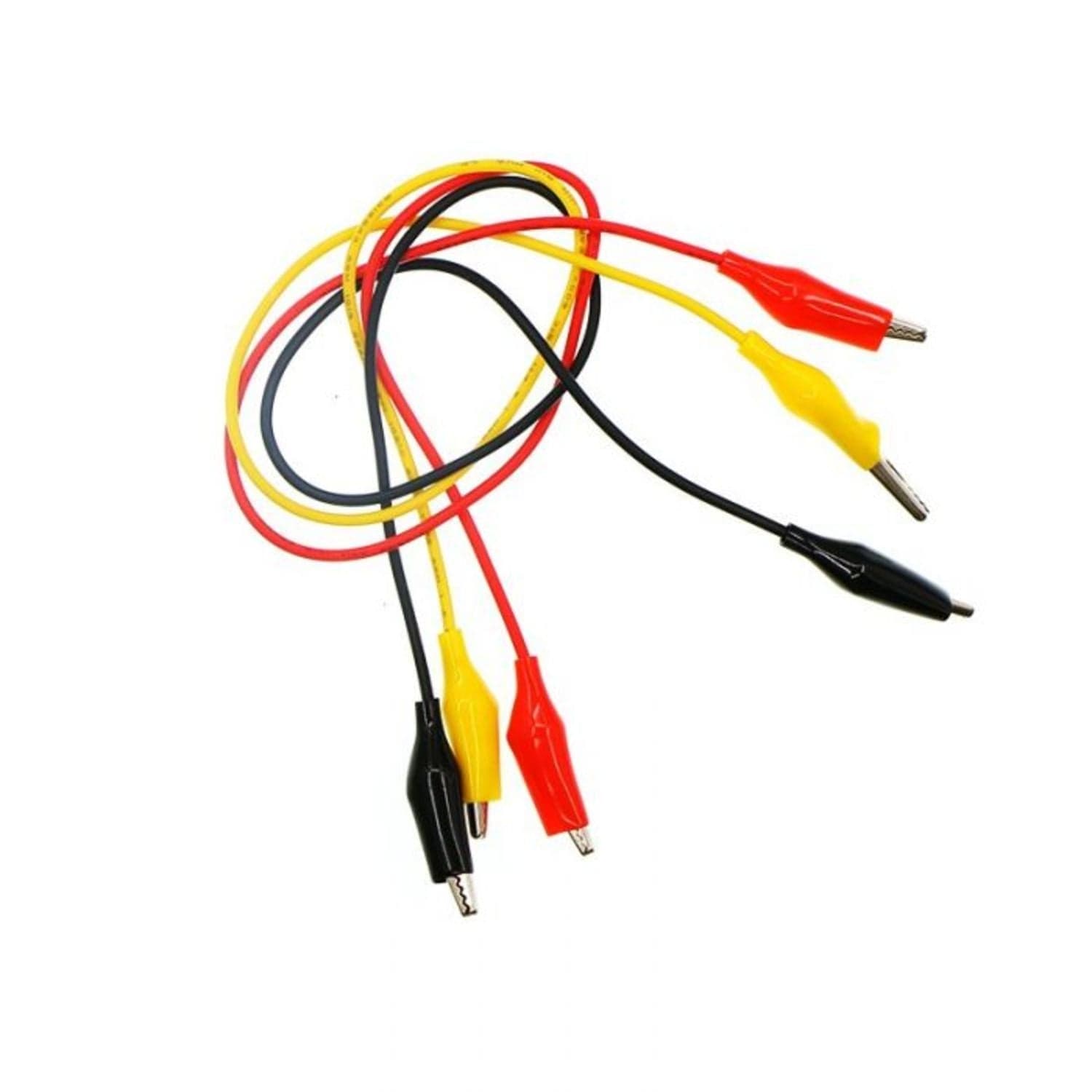 Кабели типа «крокодил» (черный, красный, желтый) для micro:bit — фото 2