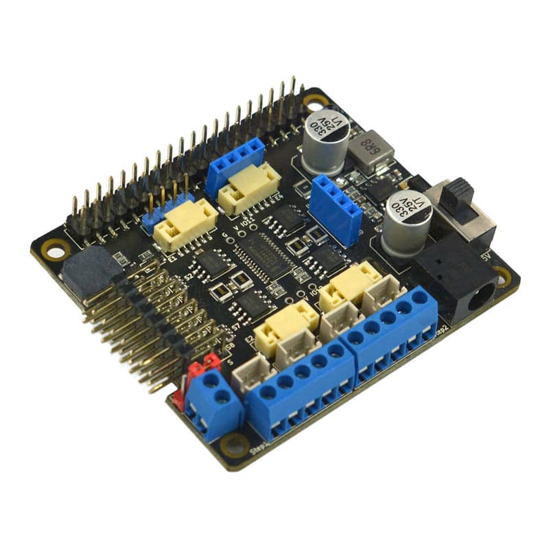 Плата расширения управления двигателем Raspberry Pi (совместима с Raspberry Pi 4B/3B+/3B/Zero) — фото 3
