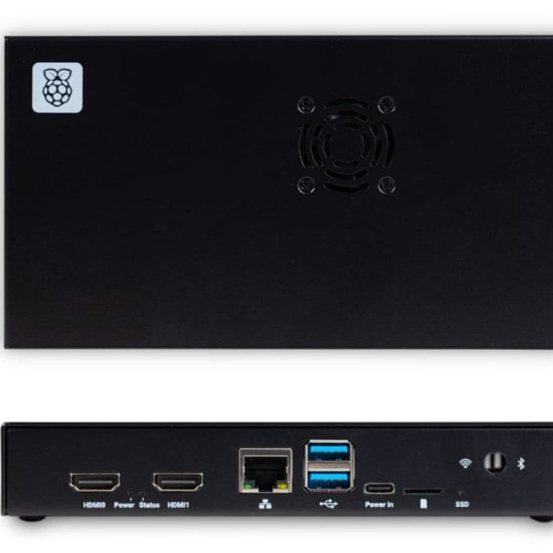 Корпус вычислительного модуля Raspberry Pi 5 IO с бесщеточным вентилятором постоянного тока — фото 2