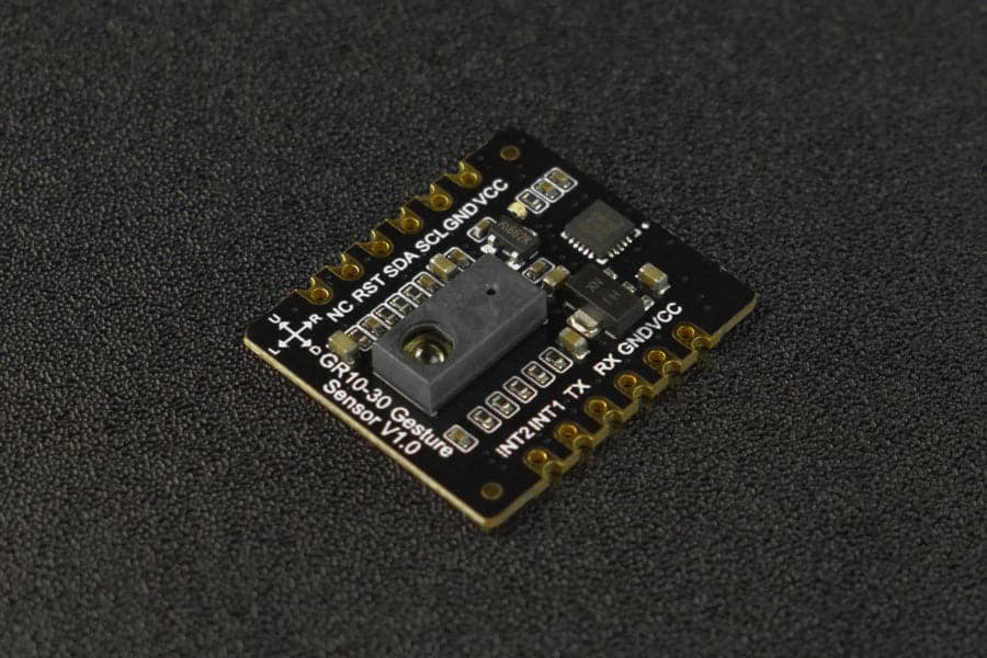 Fermion: Датчик жестов GR10-30 (разрыв, UART и I2C, 12 жестов, 0 ~ 30 см) — фото 2