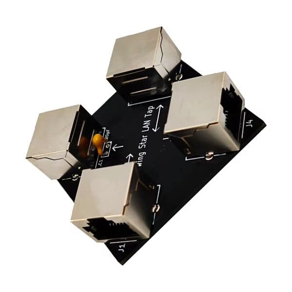 Throwing Star LAN Tap Пассивный Ethernet Tap Захват сетевых пакетов Мод Реплика Мониторинг Ethernet-коммуникации — фото 2
