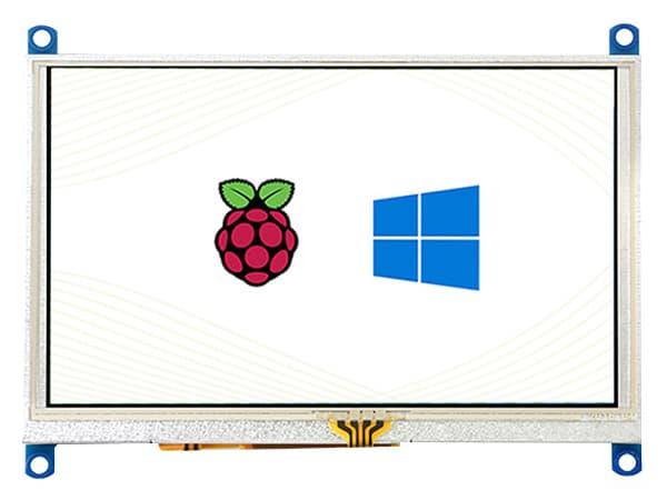 5-дюймовый резистивный сенсорный ЖК-экран (G), 800×480, HDMI, поддержка различных систем — фото 2