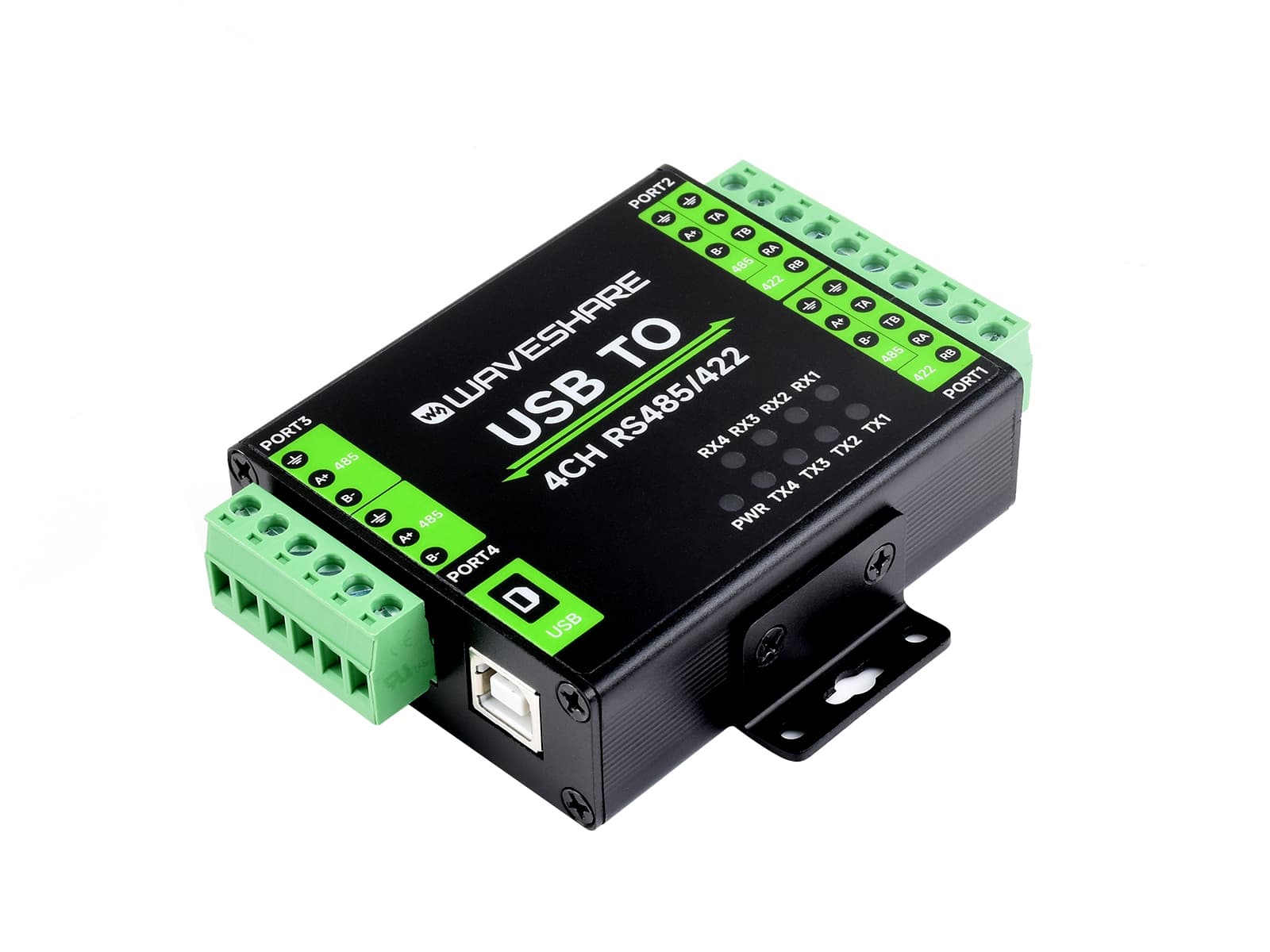 Промышленный изолированный преобразователь USB в RS485/422, оригинальный чип FT4232HL, поддерживает USB-2-канальный RS485 + 2-канальный RS485/422 — фото 2