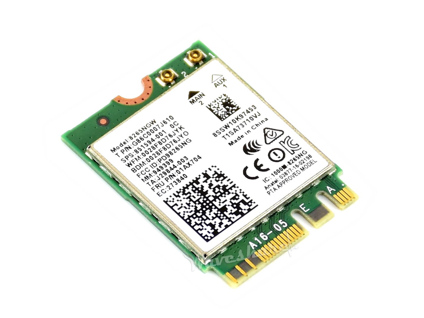 Беспроводная сетевая плата AC8265, двухдиапазонный Wi-Fi 5, Bluetooth 4.2, высокая скорость и низкая задержка — фото 2