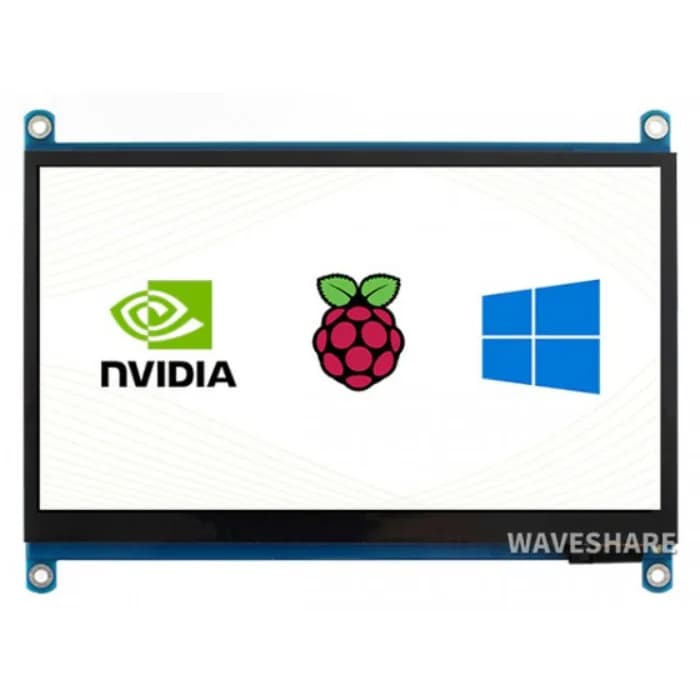 Waveshare 7-дюймовый емкостный сенсорный ЖК-экран HDMI (H) 1024 × 600 с поддержкой различных систем