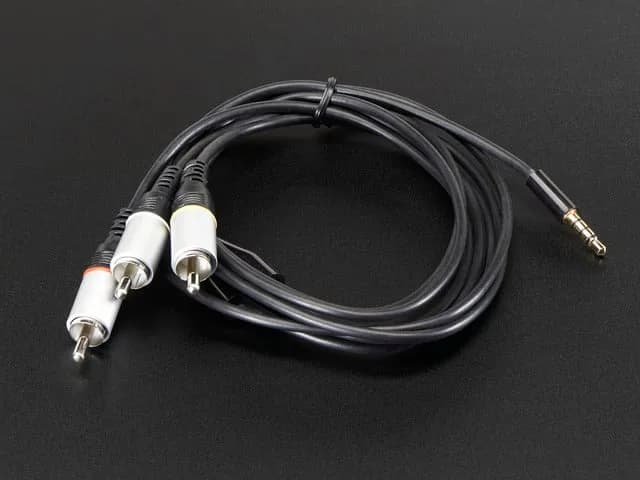 A/V и RCA (композитный видео, аудио) кабель для Raspberry Pi