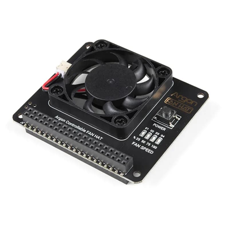 Шляпа вентилятора Argon40 для Raspberry Pi 4, 3B и 3B+