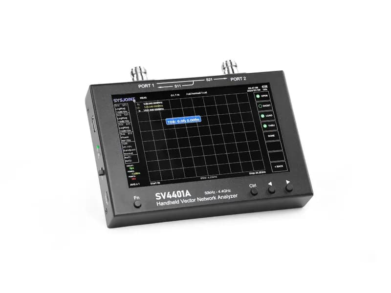 Chelegance JNCRadio VNA 7-дюймовый векторный анализатор цепей, 4,4 ГГц с емкостным сенсорным экраном