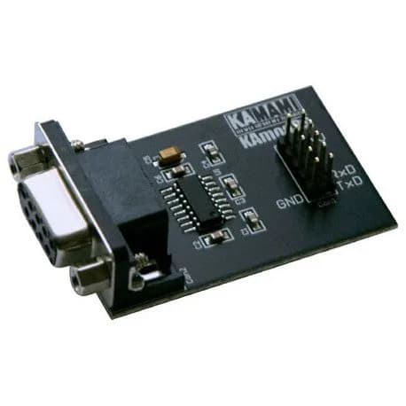 KAmodRS - модуль преобразователя уровней напряжения с MAX3232 (RS232)