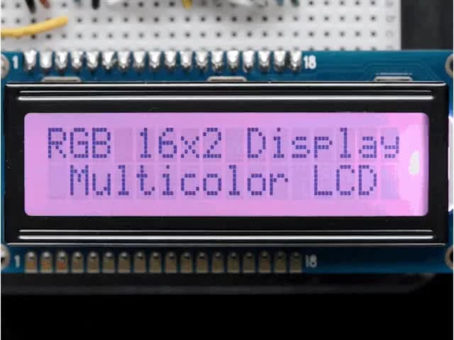 RGB подсветка позитивная LCD 16x2 + доп.