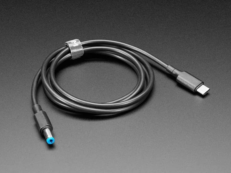 Кабель USB Type C 3.1 PD с цилиндрическим разъемом 5,5 мм — выход 5 В, 5 А