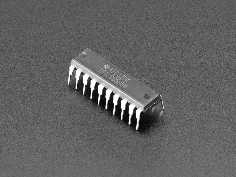 TPIC6B595 Сдвиговый регистр высокой мощности - TPIC6B595