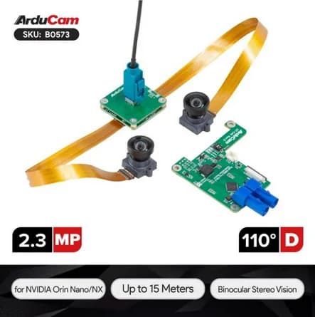 Arducam GMSL2 2,3 МП Jetson Orin Nano/NX 15 м