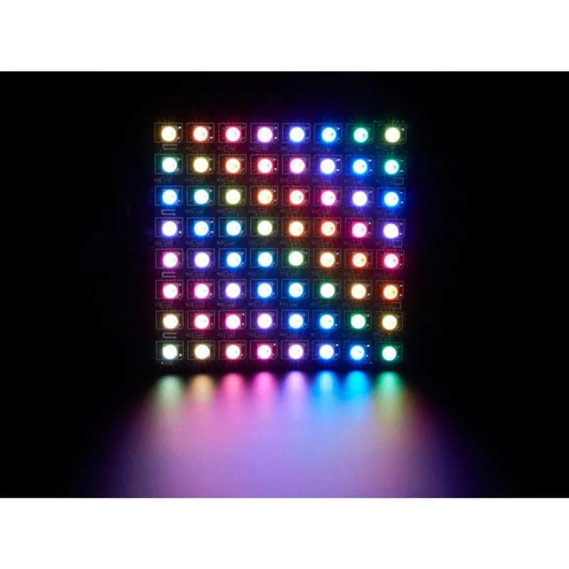 Гибкая светодиодная матрица NeoPixel RGB 8х8