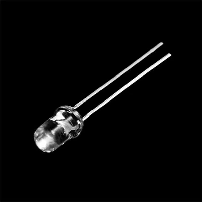 LED - Супер яркий красный - 5 шт.