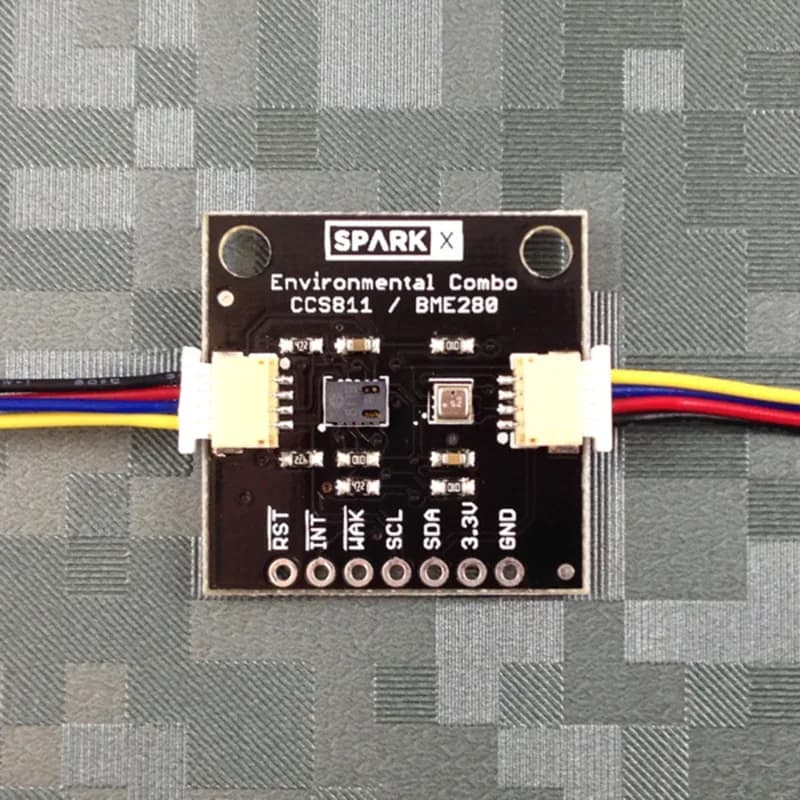 Комбинированная плата качества воздуха Qwiic — CCS811 + BME280