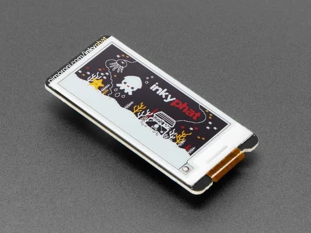 Pimoroni Inky pHAT - 4-цветный дисплей eInk