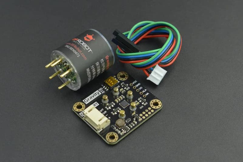 Гравитация: Датчик NO2 (калиброванный) - I2C и UART