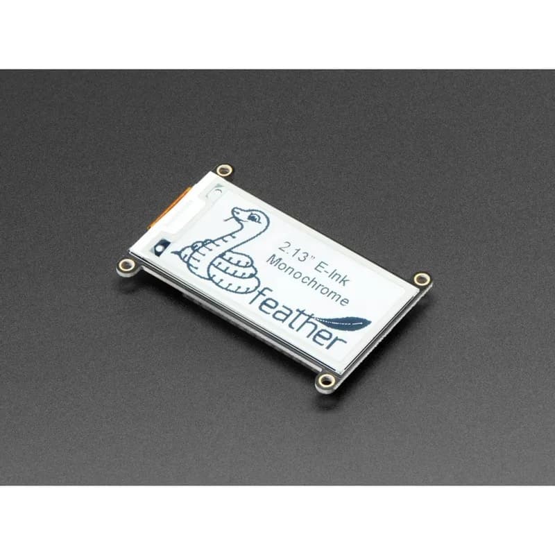 Adafruit 2.13 Монохромный дисплей для электронных чернил / электронной бумаги FeatherWing — 250x122, черно-белый