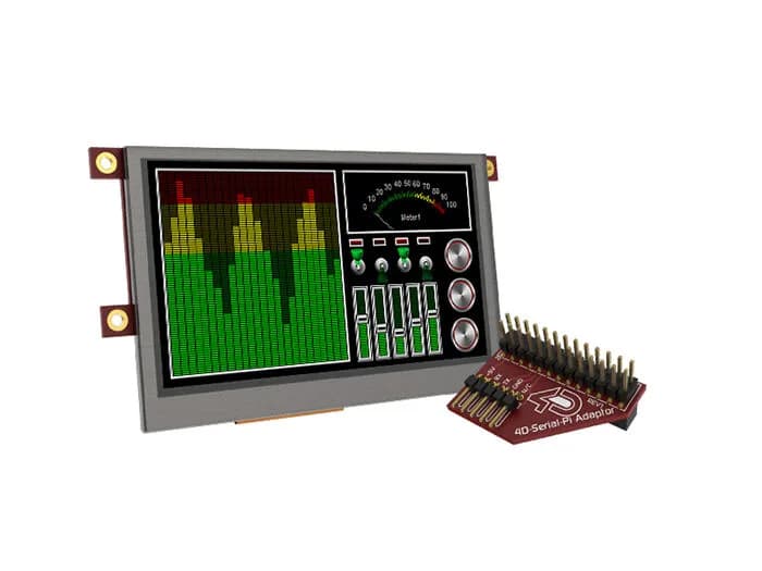 Комплект дисплеев Raspberry Pi с диагональю 4,3 дюйма