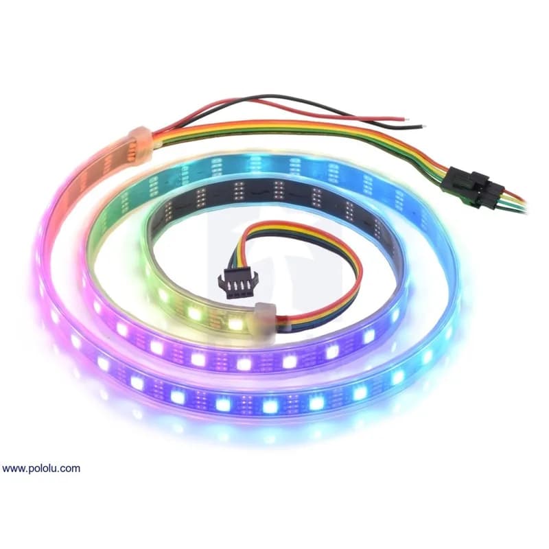 Адресная RGB 60-светодиодная Лента, 5В, 1м (SK9822)