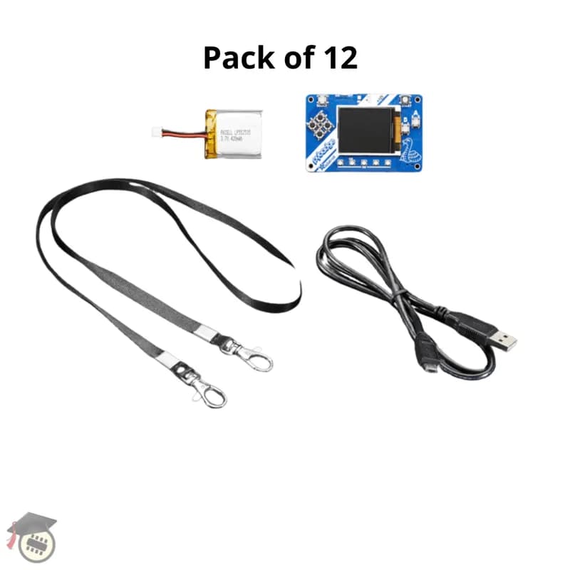 Стартовый набор Adafruit PyBadge (упаковка из 12 шт.)