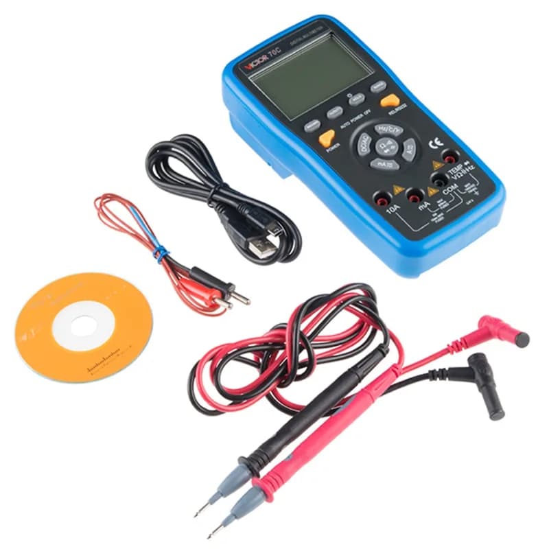 Цифровой USB-мультиметр - автоматический выбор диапазона (выход RS232)