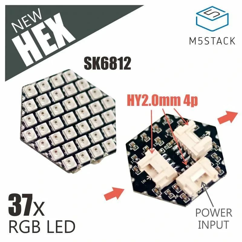M5Stack NeoPixel LED HEX
