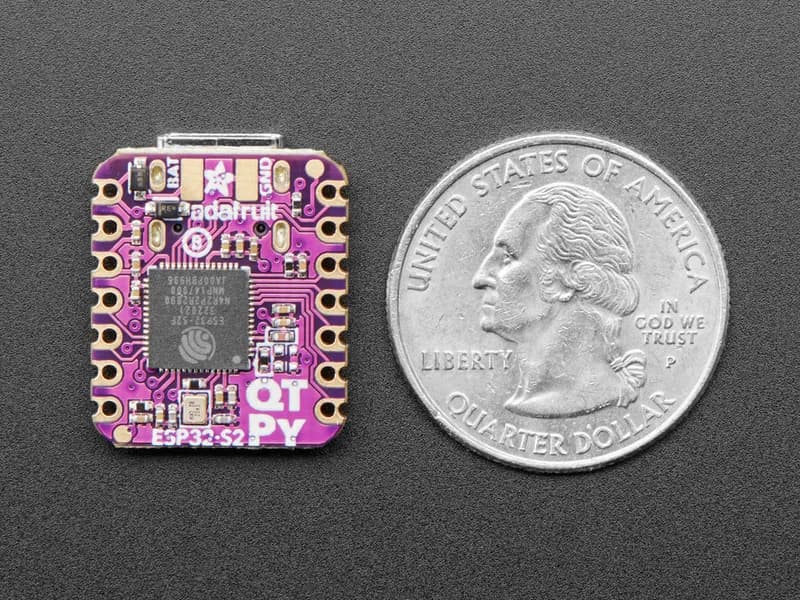 Adafruit QT Py ESP32-S2 Плата разработки WiFi с портом для антенны uFL — STEMMA QT