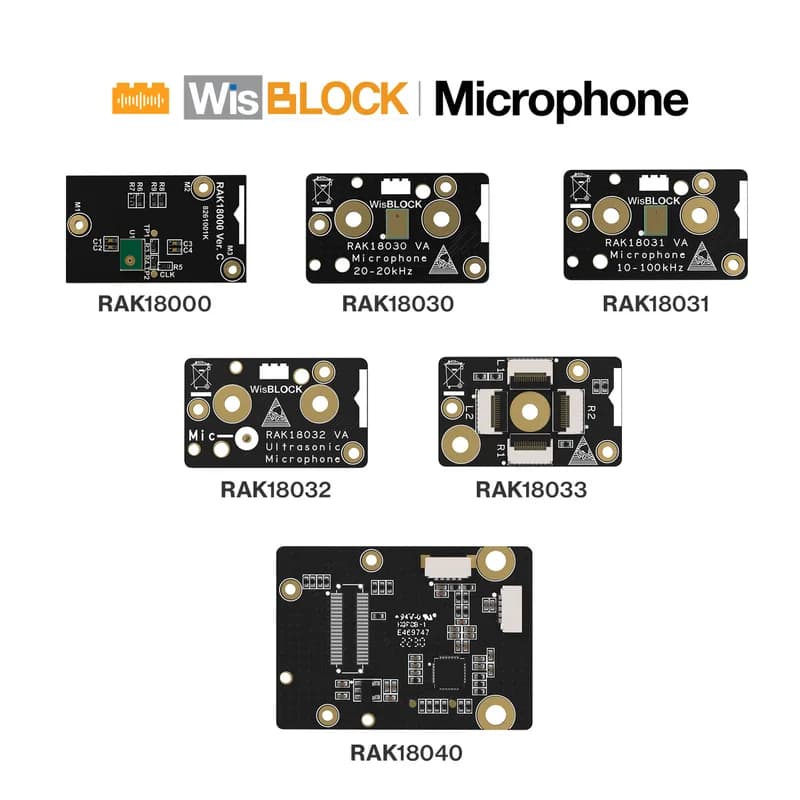 Модули аудиомикрофонов WisBlock