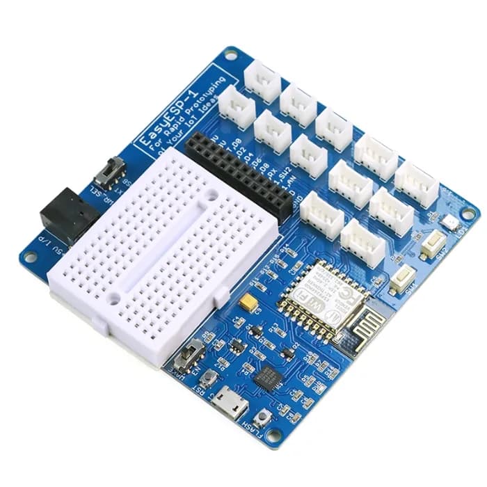ELECROW EasyESP-1: плата быстрого прототипирования WiFi ESP8266 для экспериментатора — простое программирование, доступ к GPIO, макетная плата