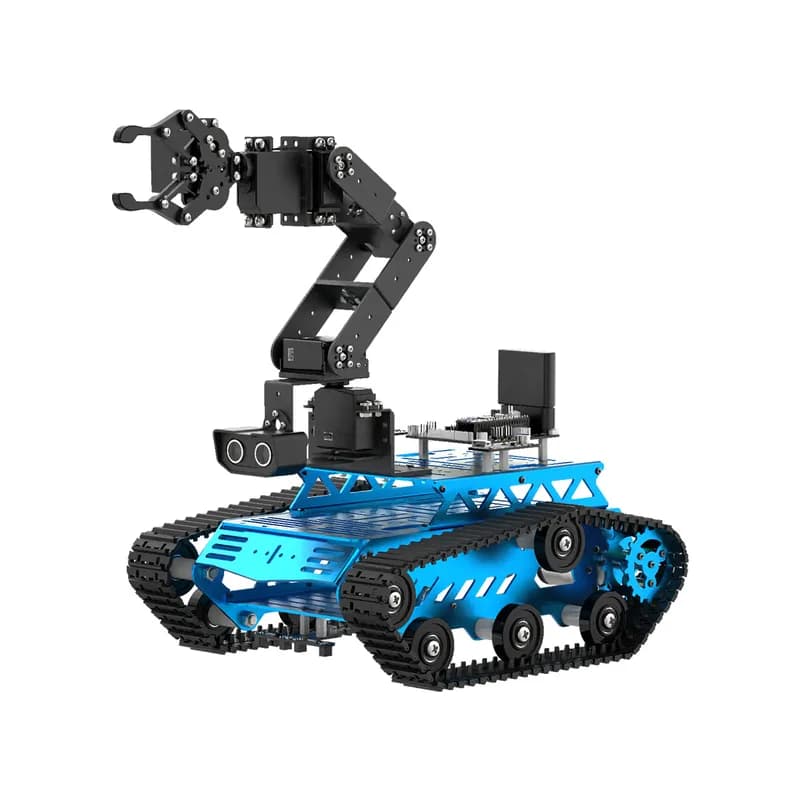 Hiwonder Tankbot Track Robot Автомобиль с роботизированной рукой для программирования STM32