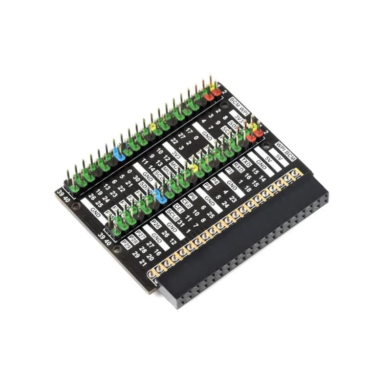 Адаптер разъема GPIO Raspberry Pi 400, расширение разъема, 2x 40-контактный разъем