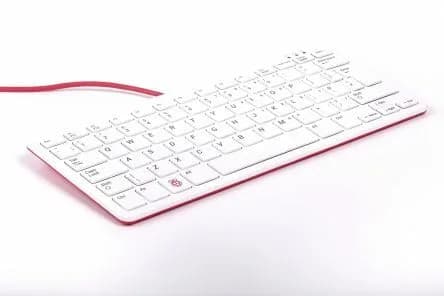 Клавиатура Raspberry Pi DE Красный/Белый