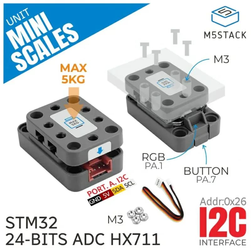 M5Stack 5kg HX711