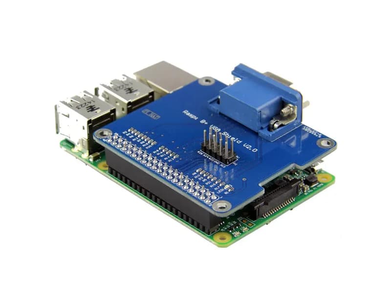 Плата расширения VGA Shield V2.0 для Raspberry Pi 3
