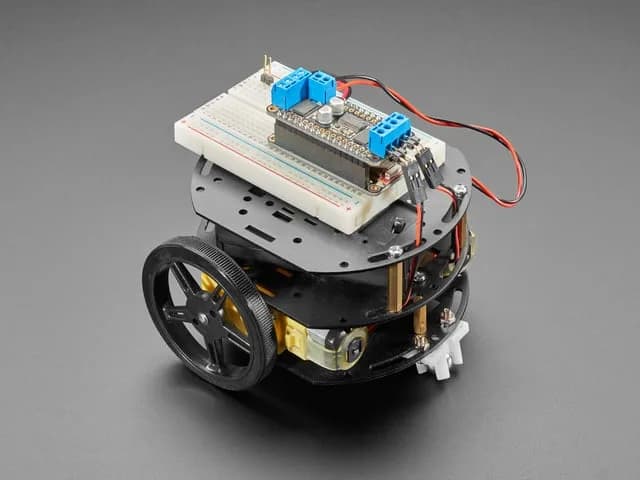 Комплект мини-3-слойного круглого шасси робота — 2WD с двигателями постоянного тока