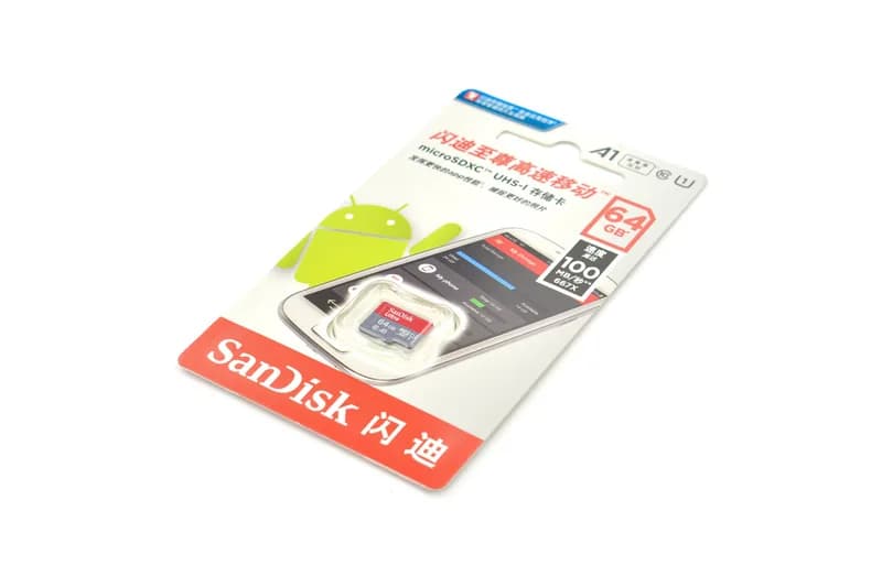 Разблокировка быстрой передачи данных с помощью карты памяти MicroSD объемом 64 ГБ