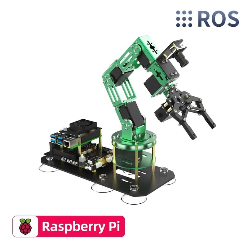 Роботизированная рука Yahboom DOFBOT AI Vision с программированием ROS на Python для Raspberry Pi 5