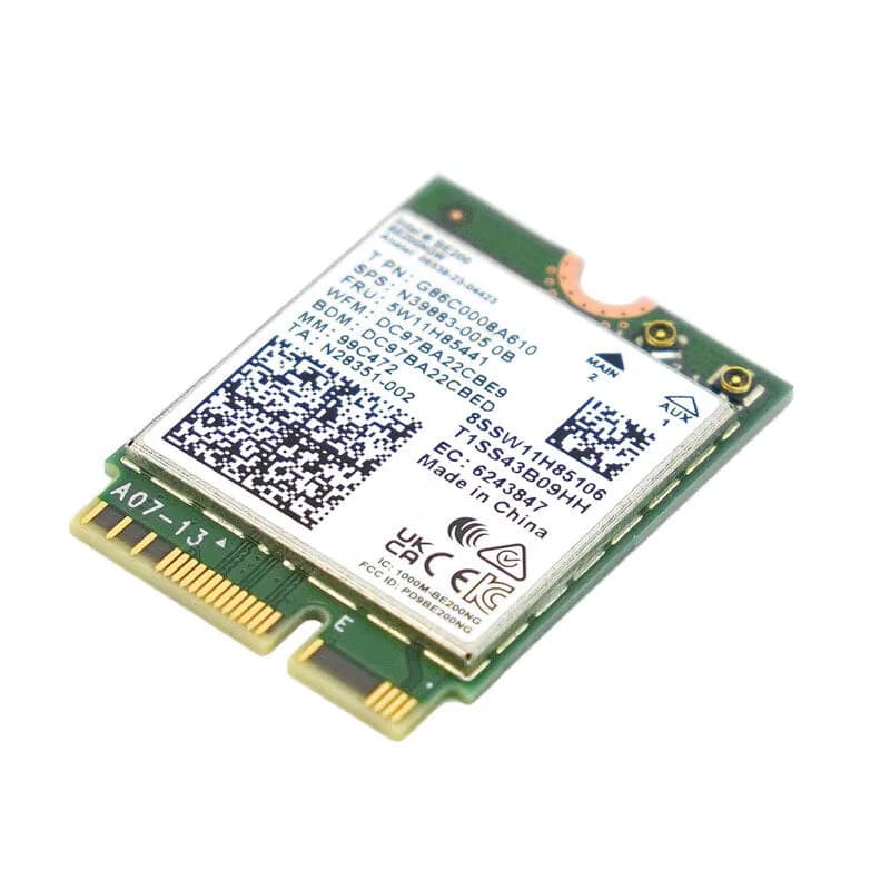 M.2 E Key WiFi7 Bluetooth 5.4 Беспроводная сетевая карта Intel BE200 для LattePanda Sigma