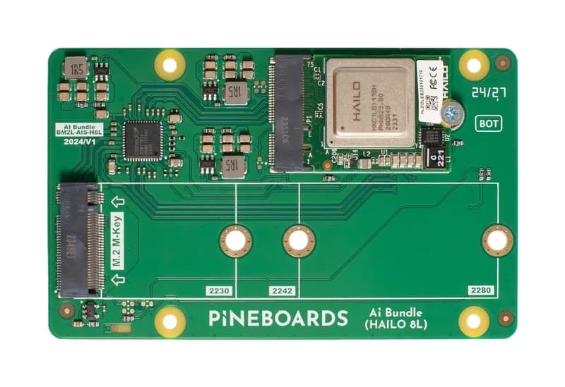 Комплект Pineboards Ai (Hailo 8L + NVMe 2280) для Raspberry Pi 5