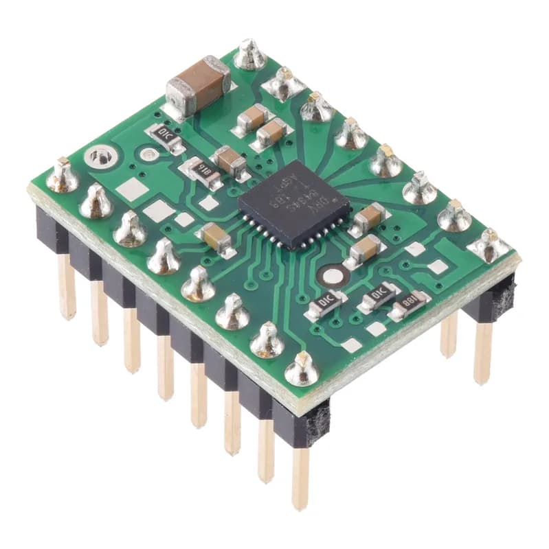DRV8434S Держатель драйвера шагового двигателя SPI, 2 А Макс. Ограничение тока (припаянные контакты)