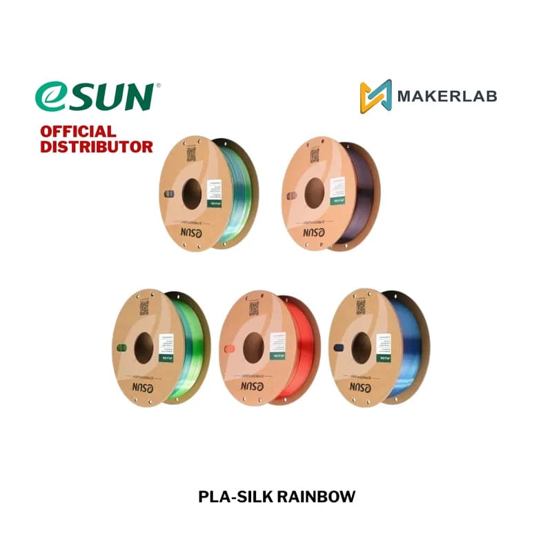eSUN ePLA-Silk Rainbow нить для 3D-принтера 1,75 мм 1 кг