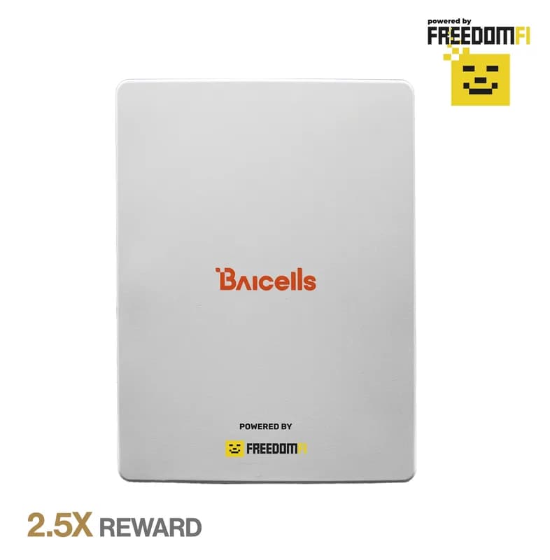 Малая сотовая батарея Baicells Nova 430H для использования вне помещений | Предлагая надежное подключение вне помещений, Compact Unit является еще одним лучшим выбором для Helium 5G | Вес награды: 2,5X