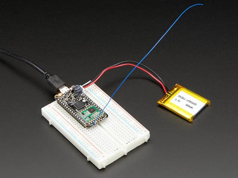 Радио Adafruit Feather 32u4 RFM96 LoRa - 433 МГц RadioFruit
