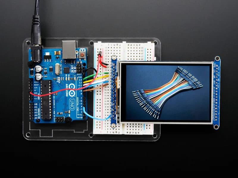3,5-дюймовый TFT-экран 320x480 + коммутационная плата с сенсорным экраном и разъемом MicroSD HX8357D