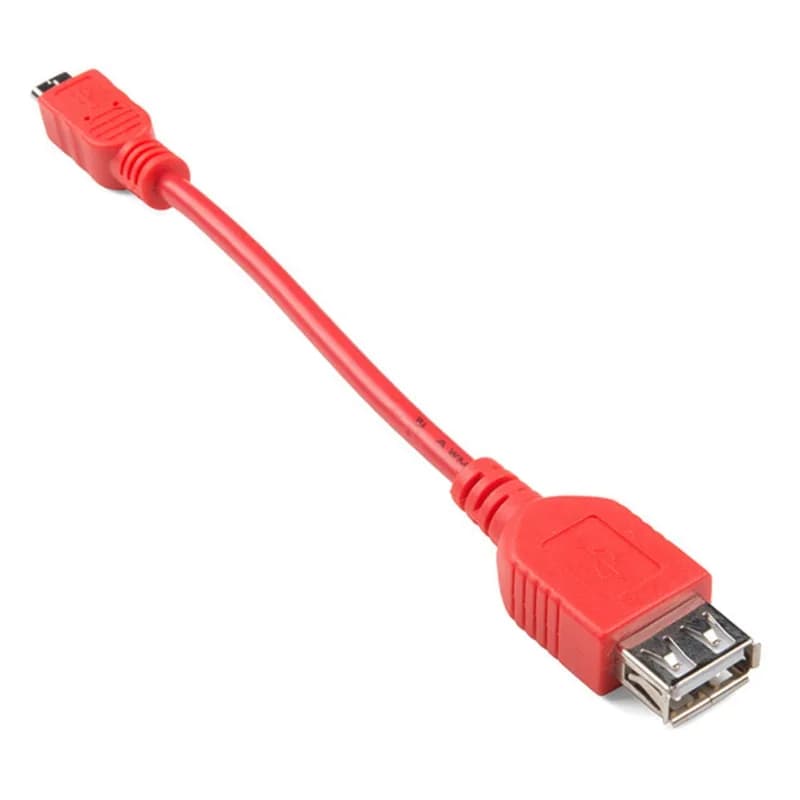 USB-кабель OTG — гнездо A к Micro B — 5 дюймов